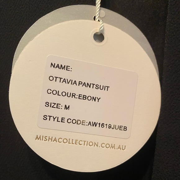 MISHA collection ottavia pantsuit black M - Picture 2 of 5
